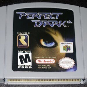Pefect Dark Video Game Nintendo 64 N64